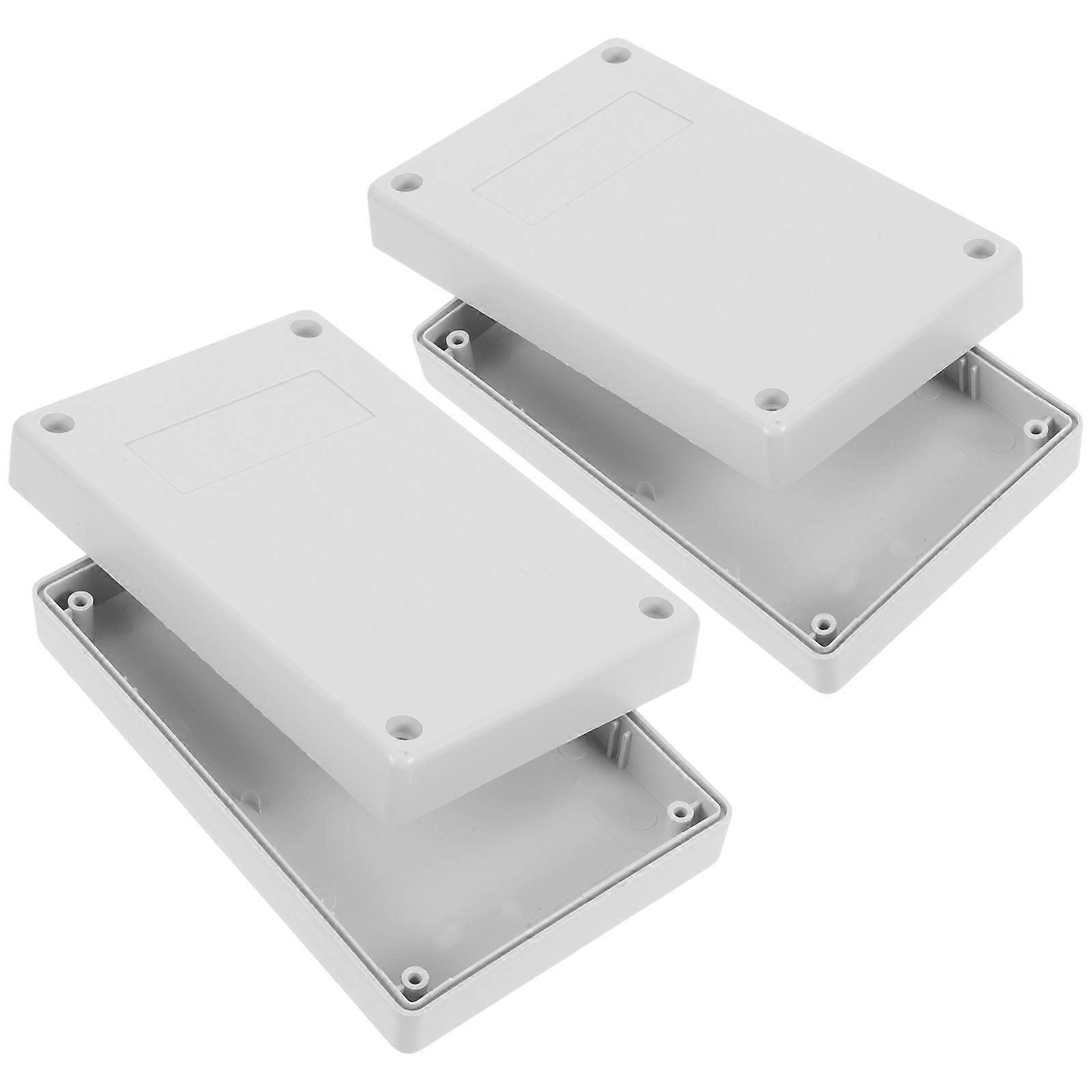 Plastic Electrical Junction Box for Home Use 2Pcs Weather Resistant