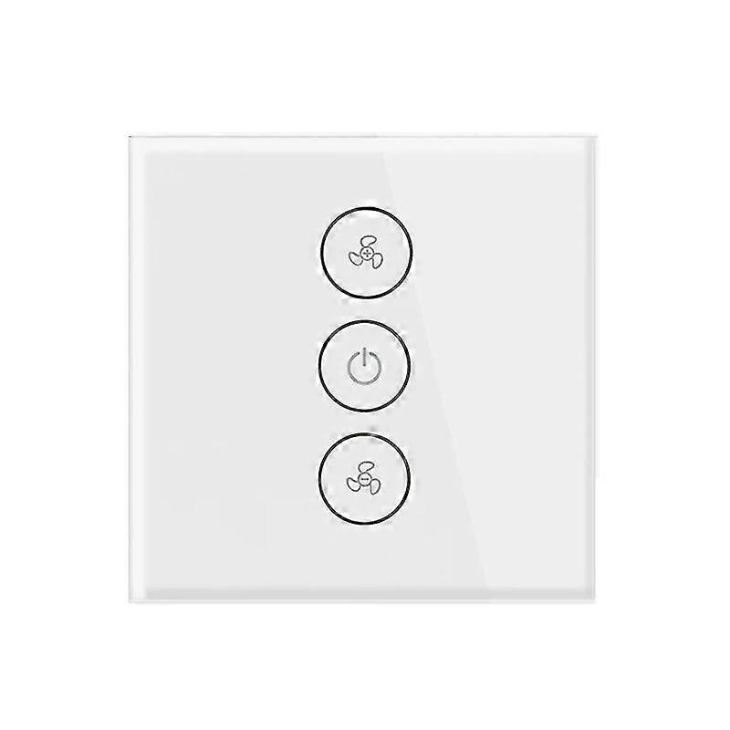 Smart WiFi Fan Switch with Voice Control Remote Access Timing Function Bluetooth-Compatible Fan Swit