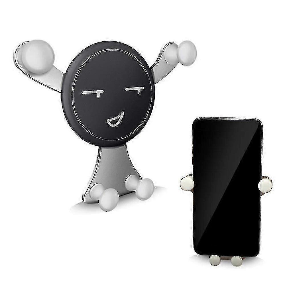 Universal Smiley Face Car Phone Holder Stand Gravity Bracket Multi Use