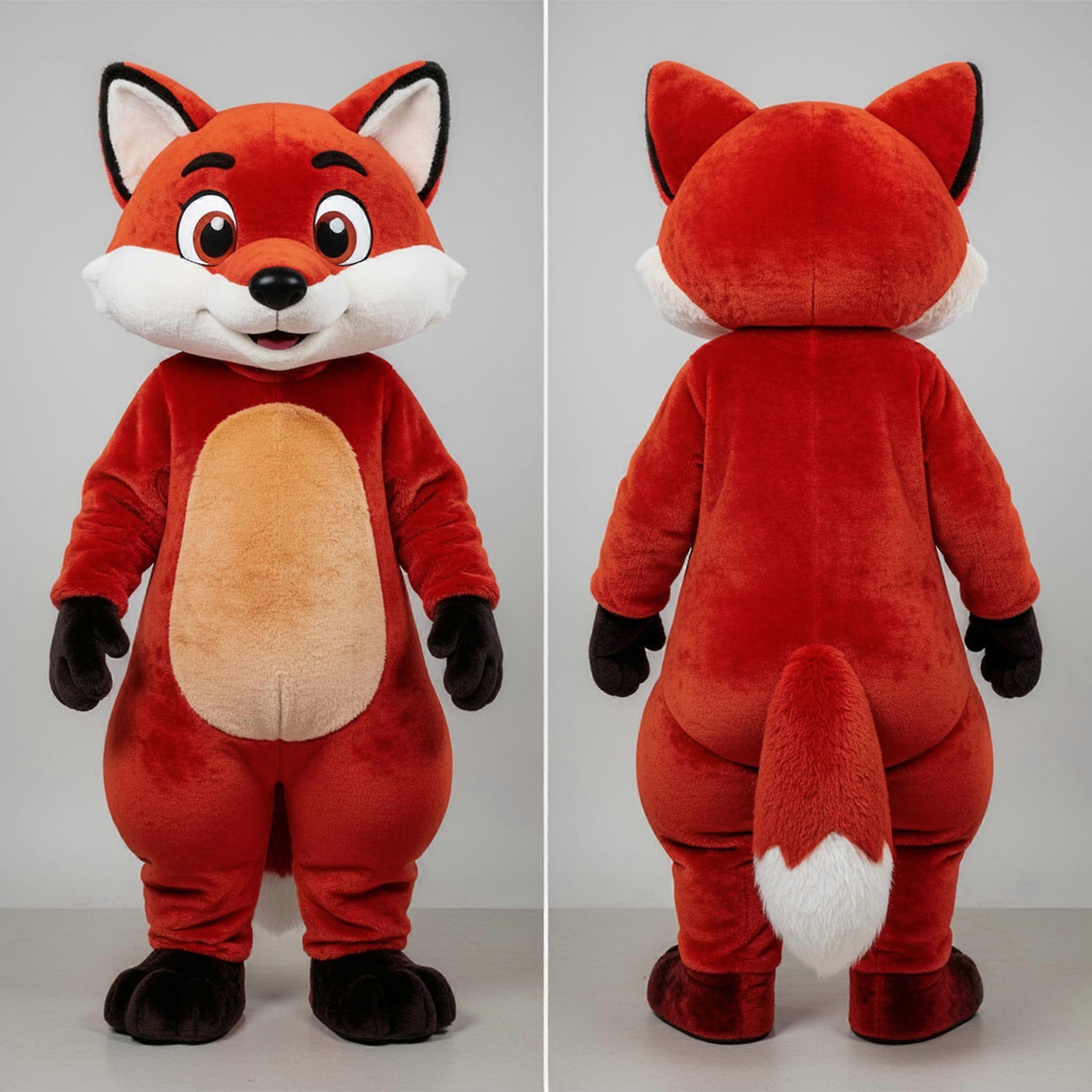 MASTICOT Russet Red Rounded Marten Mascot