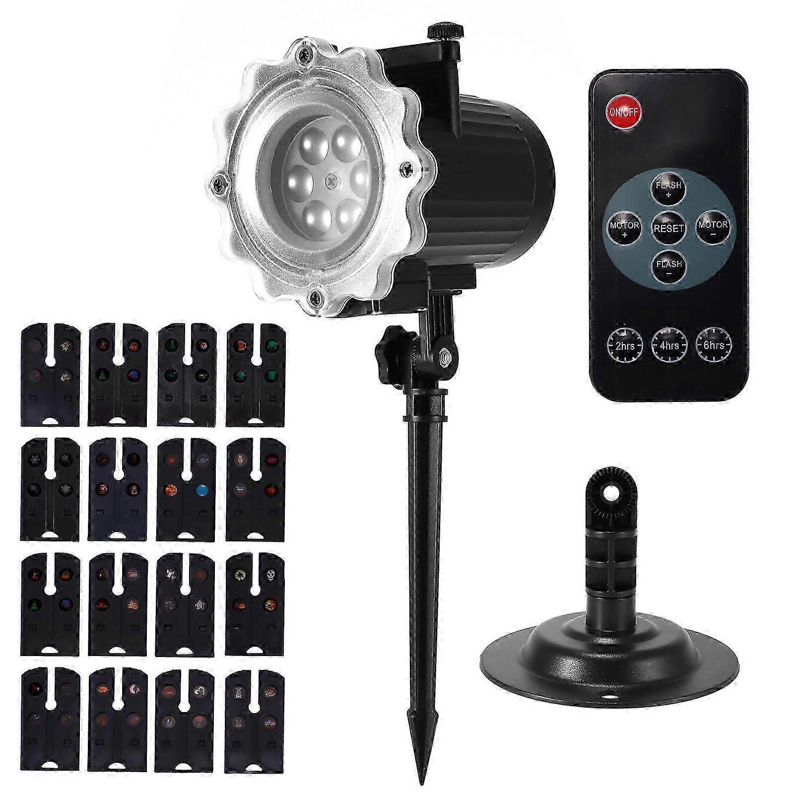 Outdoor Insertable 64-Pattern Remote Projection Light 7W 26-27