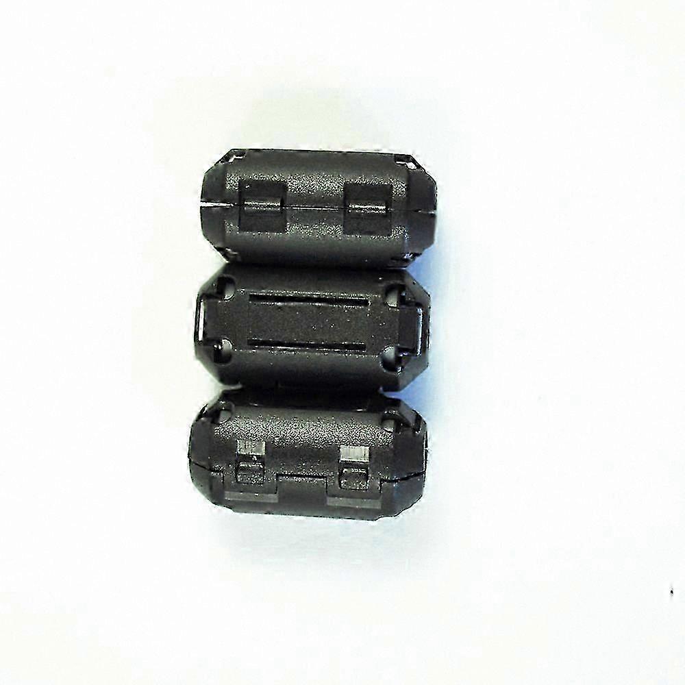 10 Pieces Adjustable 7mm ID Black Ferrite Core Ring Cable Clips