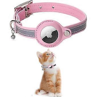 For Airtag Gps Cat Collar With Adjustable Bracket And Bell, Apple Airtag Compatible