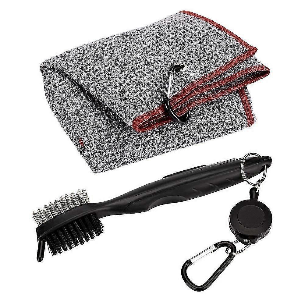 Fiber Fabric Tri-fold Golf Towel