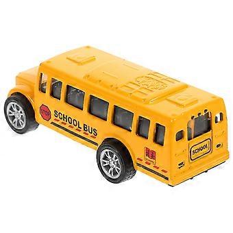 Educational Simulated Bus Alloy Toy for Kids Movable Bus Model
