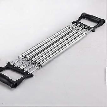 Chest Expander with Removable Steel Springs, 5-way Adjustable Compatible with Professional Use