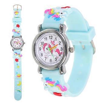 Silikonband Kinderuhr Einhorn Armbanduhr Dekorative Mädchen Jungen Uhr Kinder Geburtstagsgeschenk
