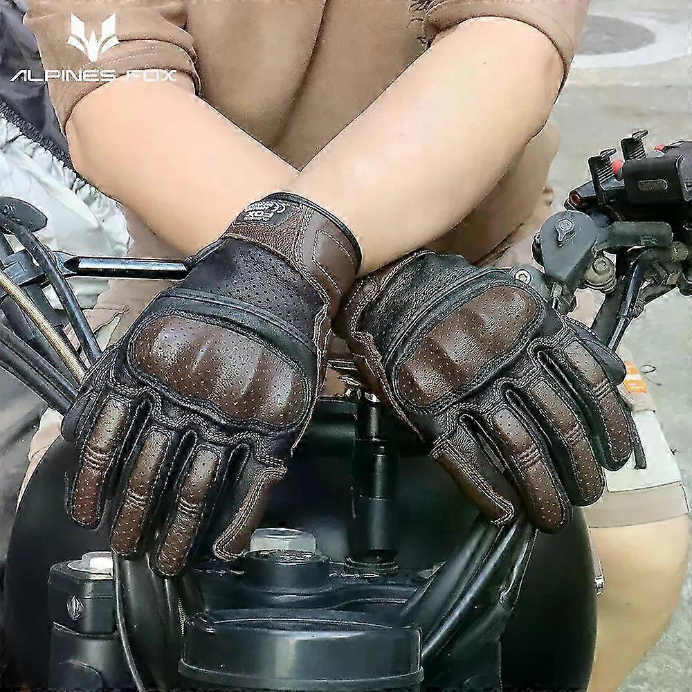 Retro CE-Approved Motorcycle Gloves