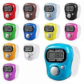 5 Digit LCD Digital Display 12 Pack Electronic Finger Tally Counter Hand Clicker