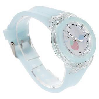 Lichtgevend quartz kinderhorloge, zachte verstelbare siliconen band, duidelijke cijfers, lichtgevend in het donker, vakantiecadeau voor kinderen, 1 stuk