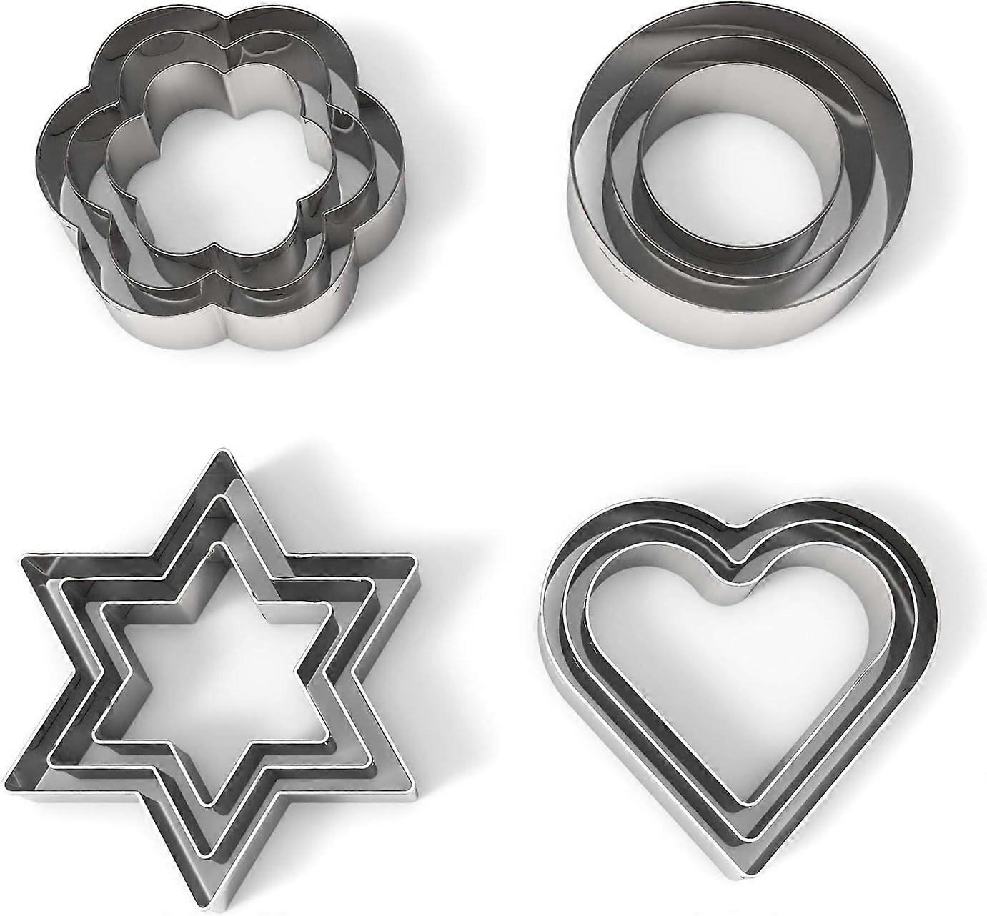 Cookie Cutter (12 pieces, silver)