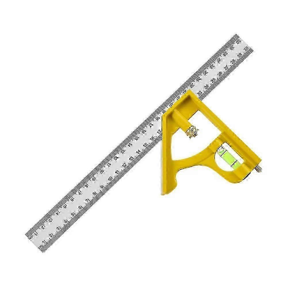 Combination Square Carpenter Combination Square Set Multifunctional Woodworking Carpentry Tool compatible with H