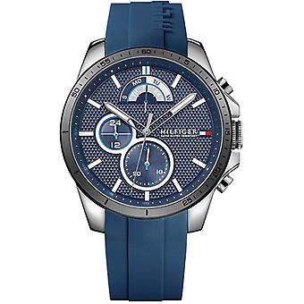 Tommy hilfiger decker steel watch for Men Analog Quartz With Silicone Bracelet 1791350