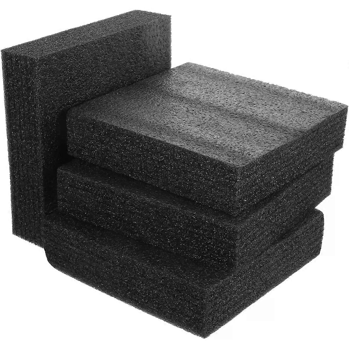 Black Epe Foam Boards 4 Pack Packing Inserts for Ceramics