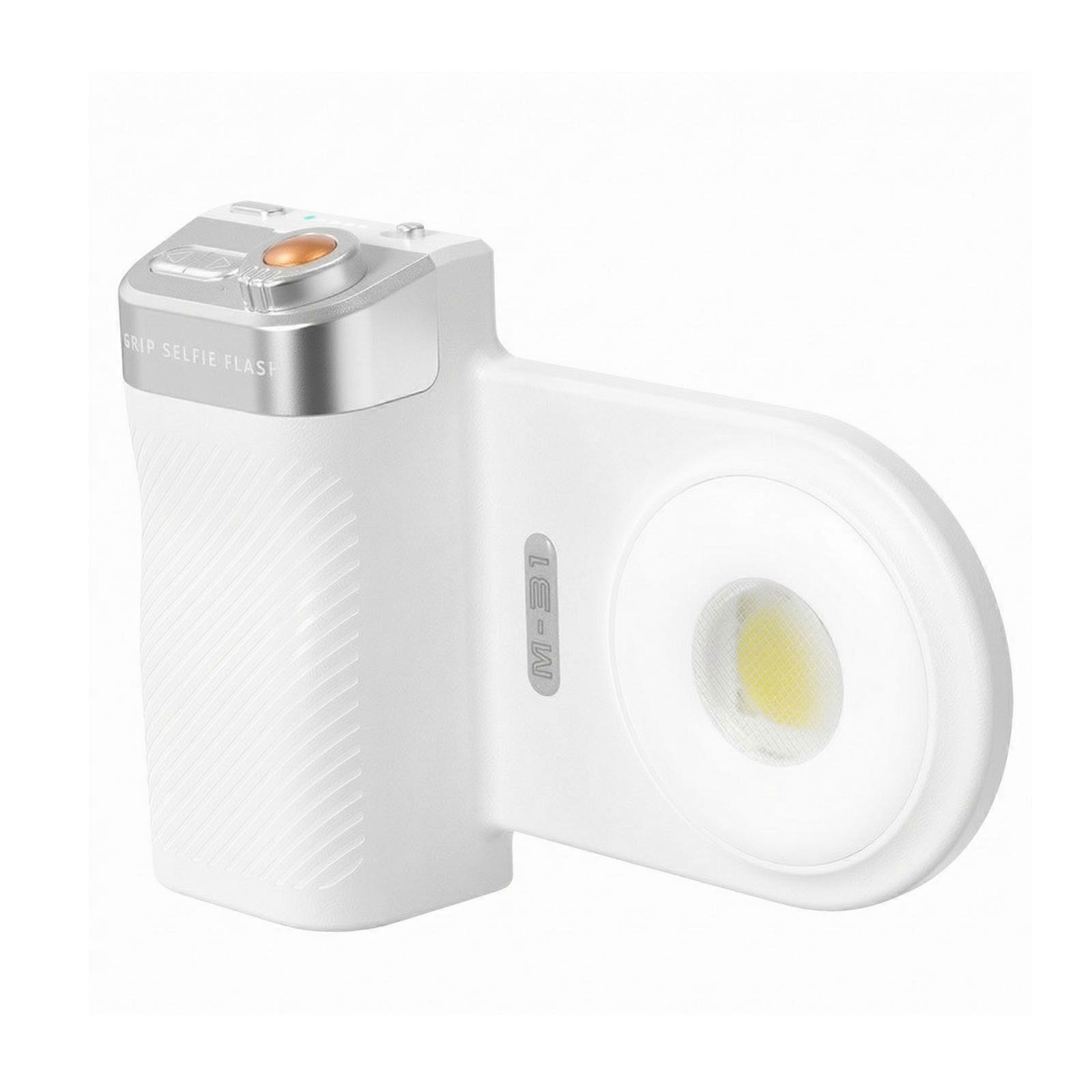 Phone Camera Grip with Fill Light Textured for Selfies