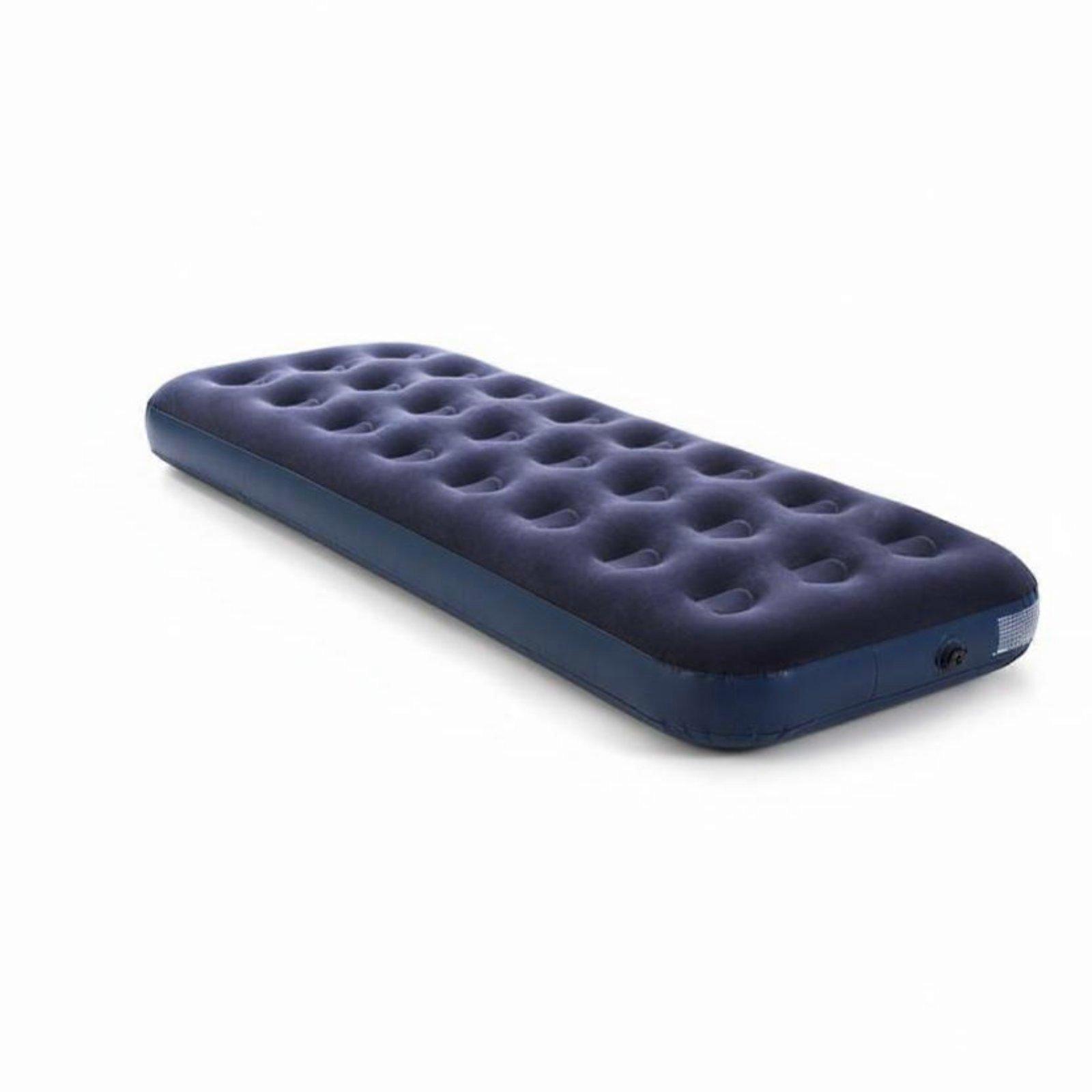 Inflatable Mattress, Double Thickened Flocking Air Bed, Portable Foldable for