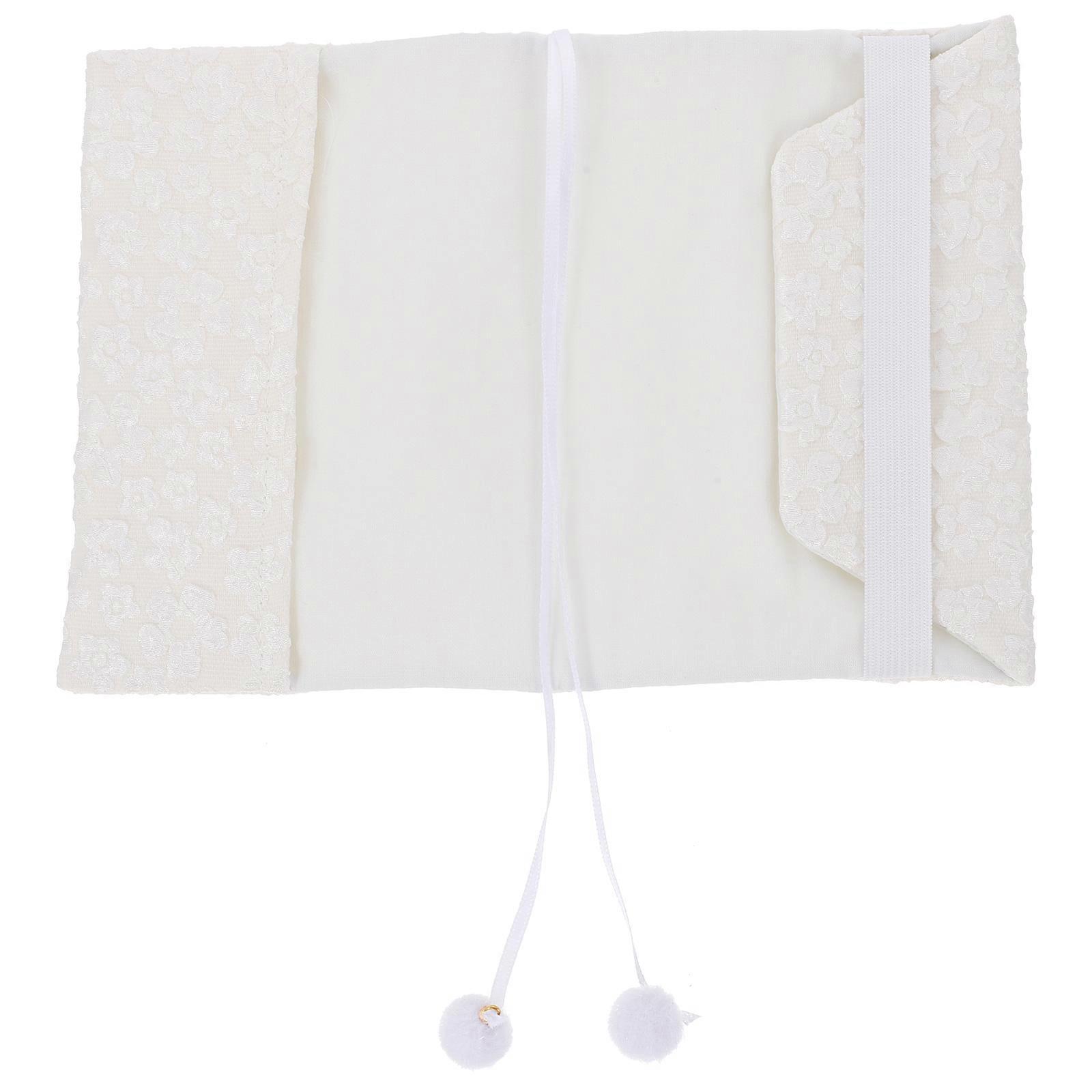 Notebook Cover Decorative Book Protector for Book White Wear-Resistant Polyester