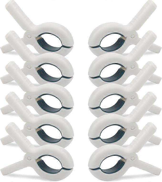 10  beach towel clips