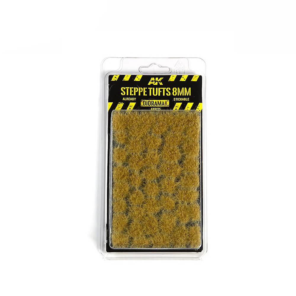 AK Interactive Miniature Vegetation Steppe Tufts 8mm for Extra Realistic Scene