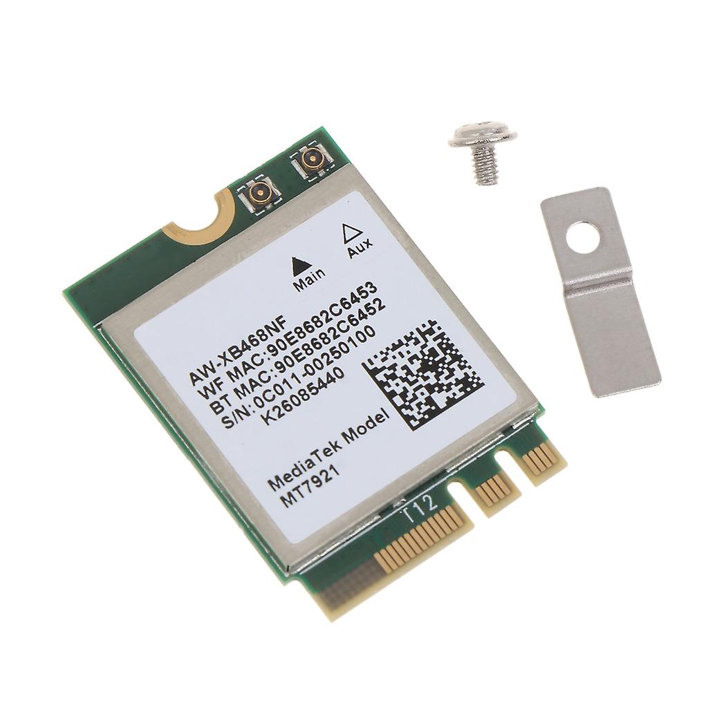 Carte sans fil WiFi 6 MT7921K Bluetooth5.2 DualBand 1800Mbps NetworkAdapter