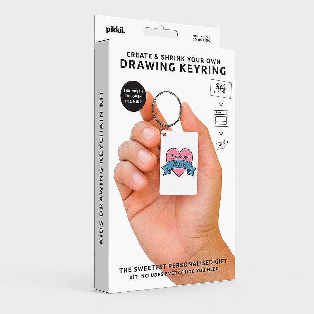 Kids Drawing Shrink Keyring Kit