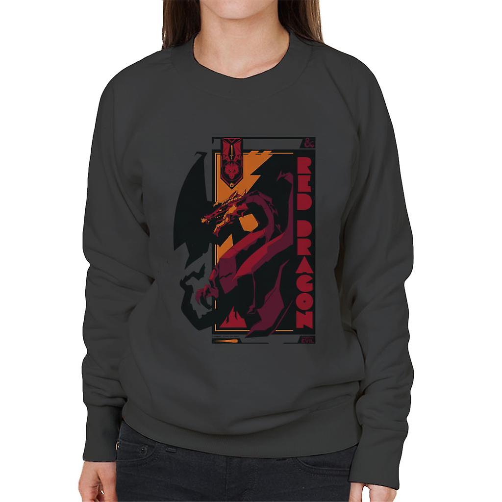 Dungeons & Dragons Red Dragon Badge Women's Sweatshirt