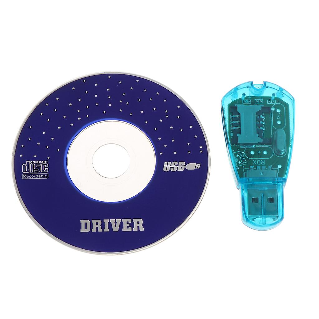 USB SIM Reader Copia Cloner Writer SMS Backup per GSM / CDMA + CD per cellulare PC