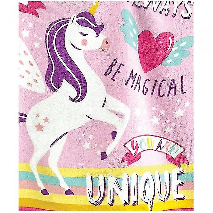 Koti &; Elävät lapset/lapset yksisarvinen mikrokuituinen hupullinen pyyhe