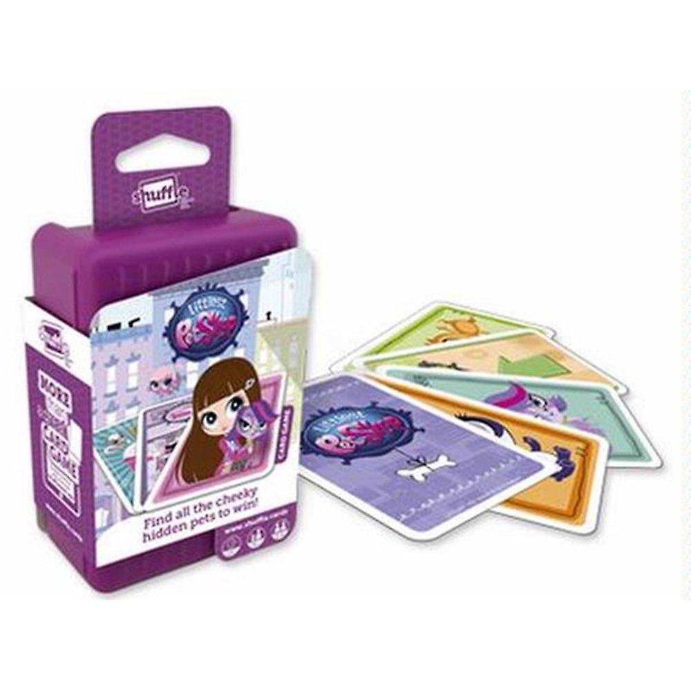 Hasbro Littlest Pet Shop Edition Shuffle Cards Card Game Travel Toy Ages 3+