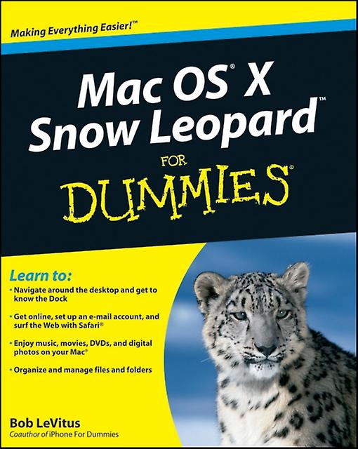 Mac Os X Snow Leopard For Dummies by LeVitus Paperback