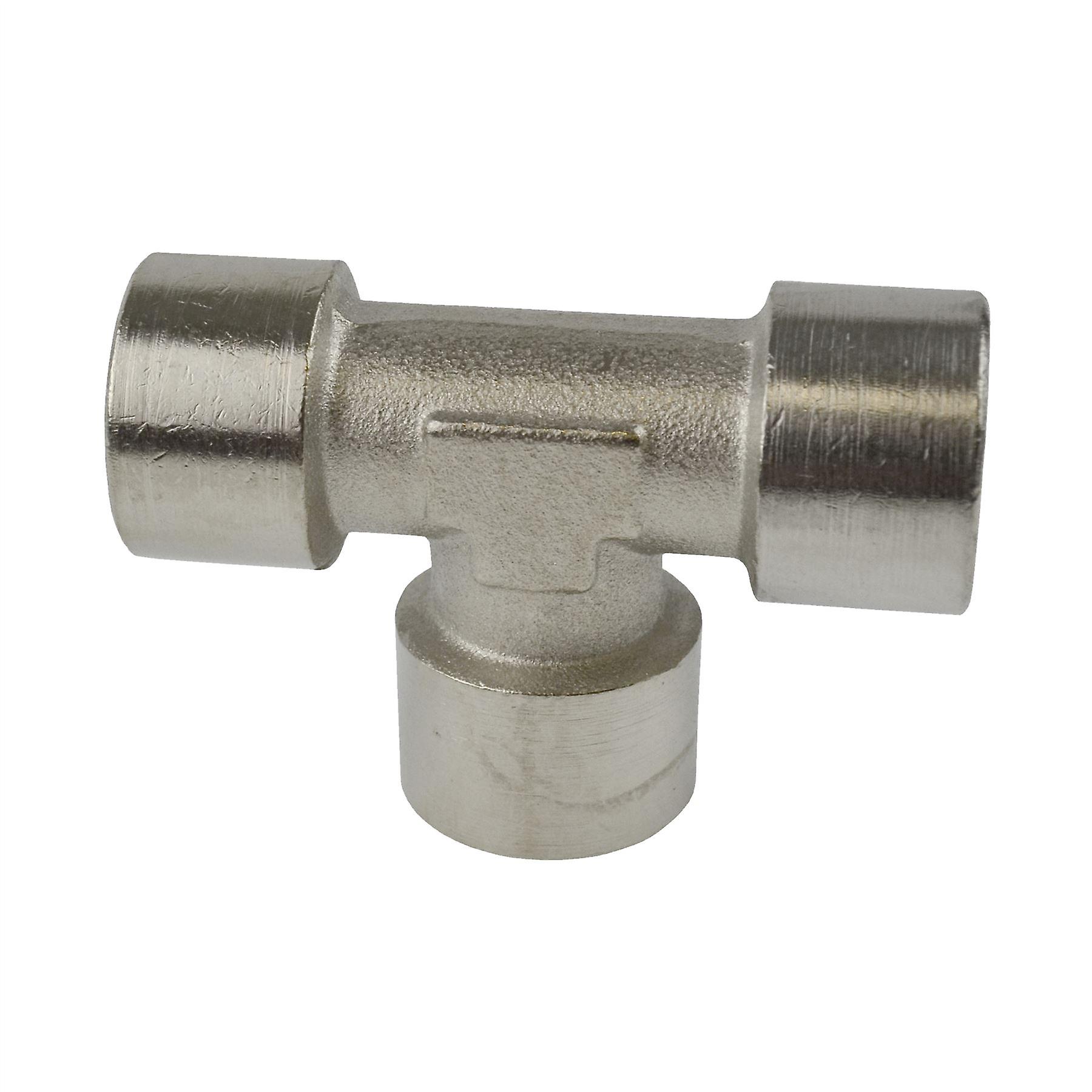 1/8" Tee Piece Fitting Female Thread Manifold Air Fitting FT091