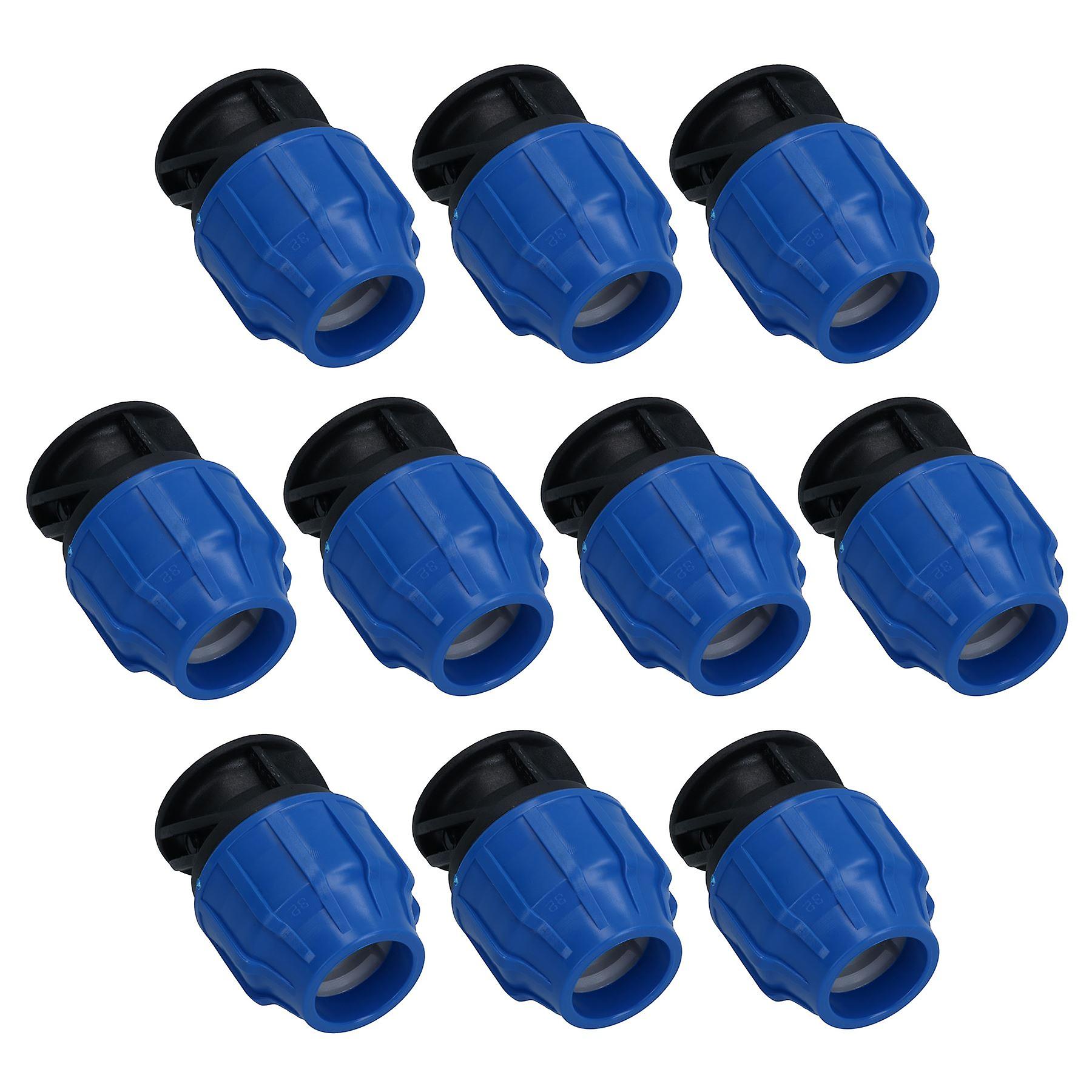 32mm x 1/2" MDPE Male Adapter Compression Coupling Fitting Water Pipe 10pk