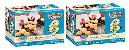 Kauai Coffee Vanilla Macadamia Nut Keurig K-Cups 2 Pack