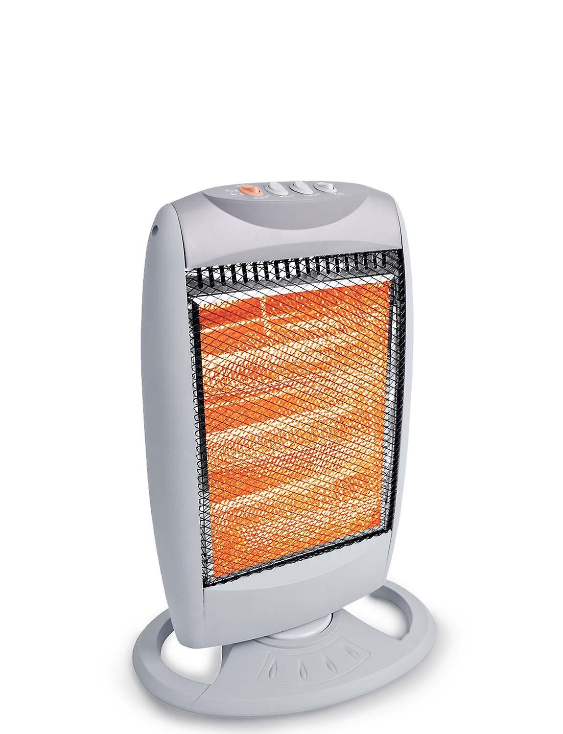 Status | Quality | Oscillating Halogen 1200w Heater 3x Bar