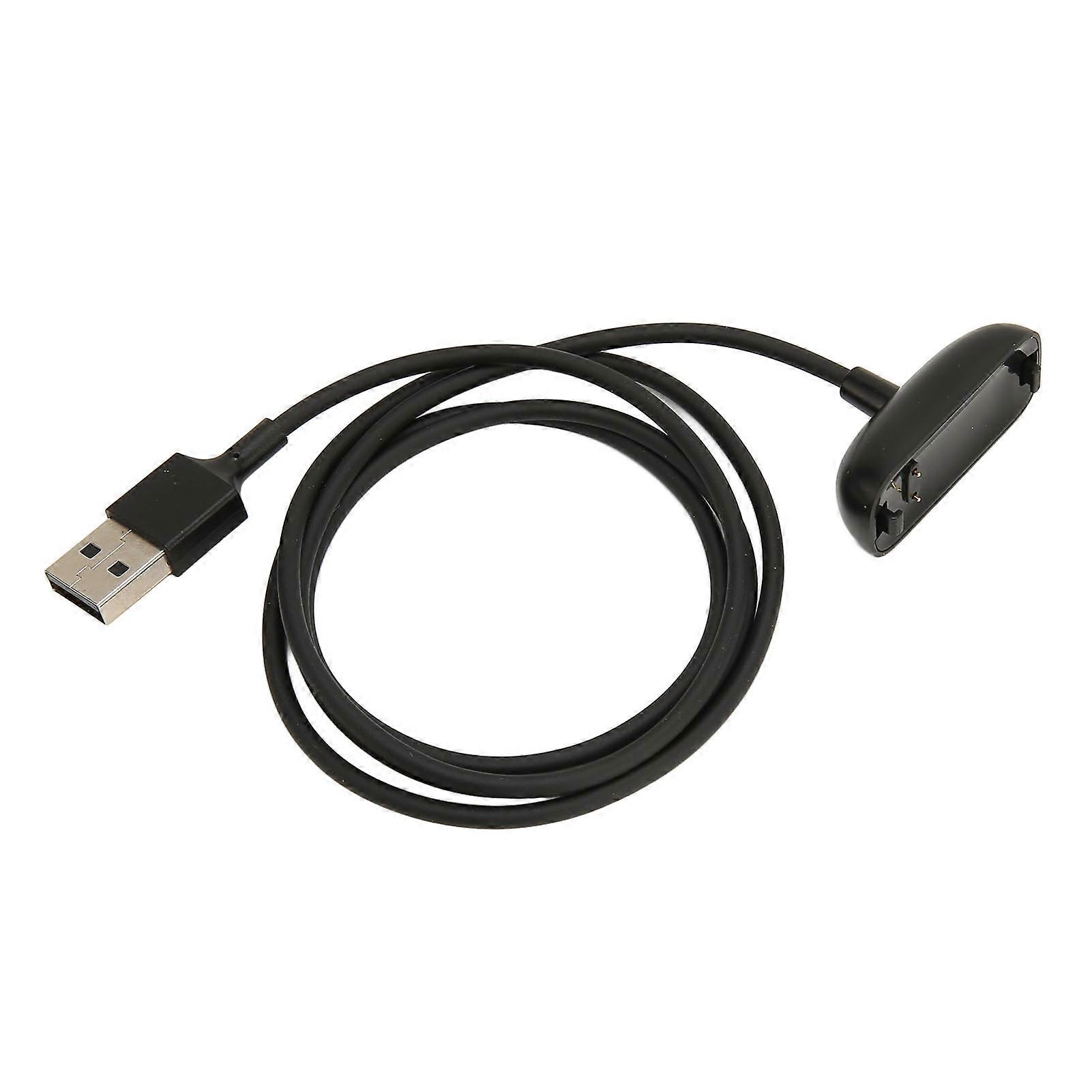 3.3ft Smart Watch Charger Cable Cord for Fitbit Inspire 3 Anti Interference Replacement Charging Cable with Magnetic Probe Interface 