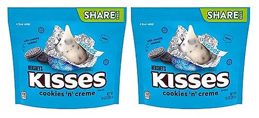 Hershey's Kisses Cookies 'n' Creme Chocolate Candy 2 Pack