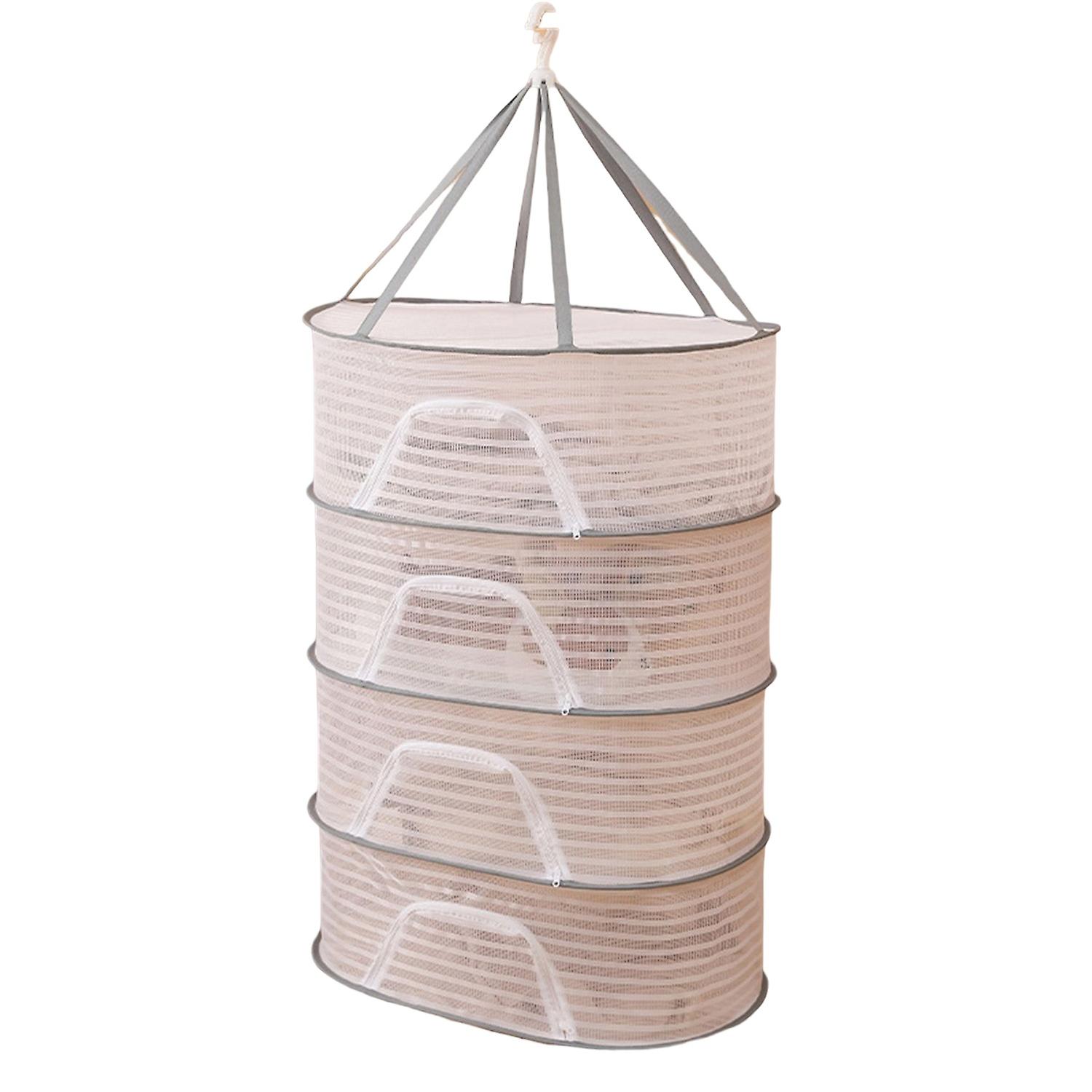 Clothes Drying Net with Hook Cloth Hanger Ventilation Drainage Sweater Socks Underwear Drying Basket
