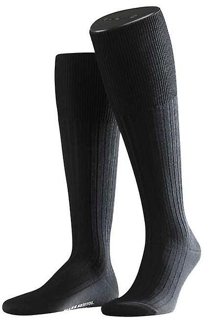Falke Bristol Knee High Socks  - Black