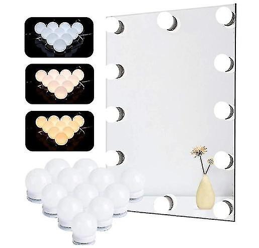 Suitable 52x42cm Hollywood Vanity Mirror 12 Led Light Bulbs