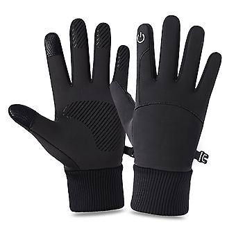 Winter Gloves Windproof Touchscreen Warm Gloves for Men Women, Anti Slip Running Hiking Climbing Walking Gloves