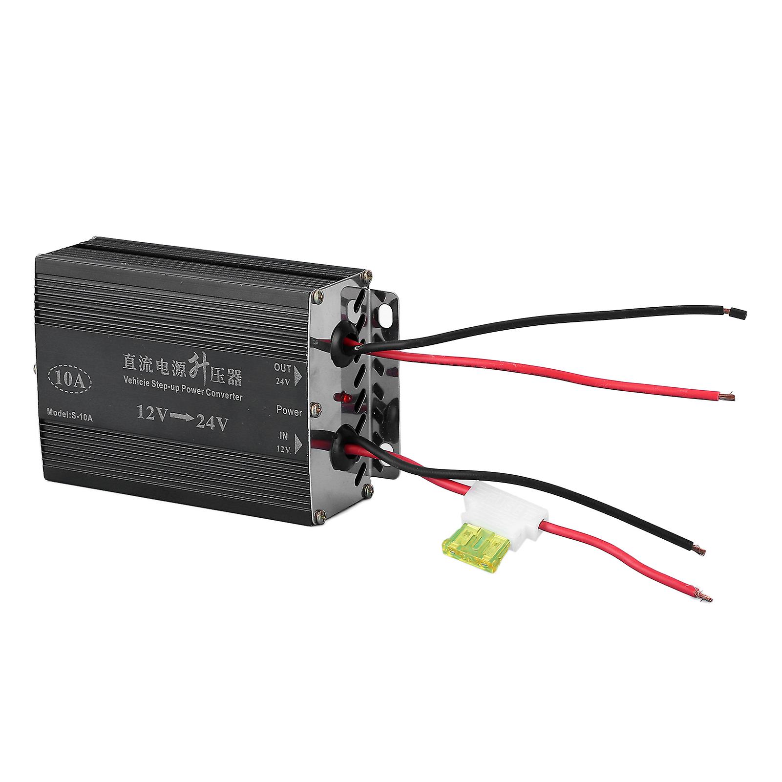 10A 12V to 24V Voltage Boost Converter Car Step Up Transformer for Audio Navigation Modification