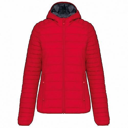 Kariban Womens/Ladies Lightweight Hooded Padded Jacket