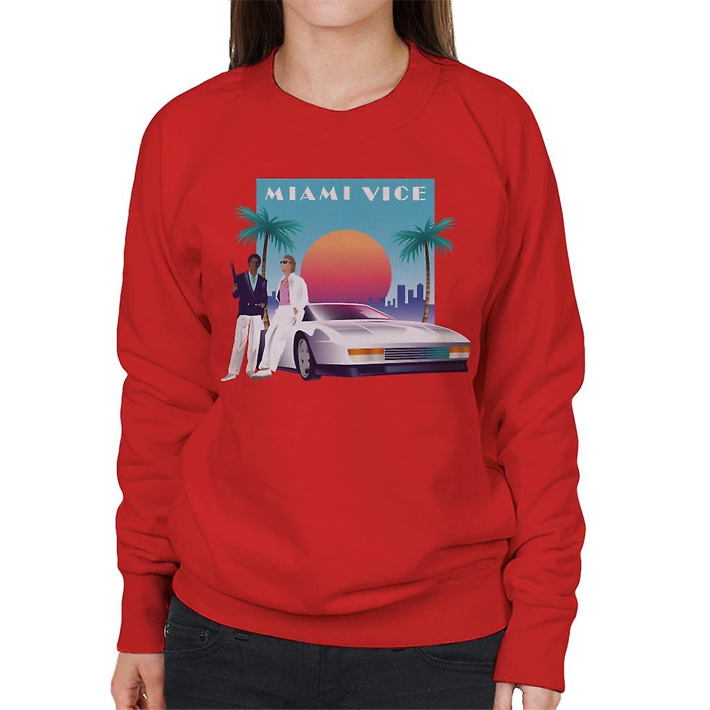 Miami Vice Sunset Women's Sweatshirt