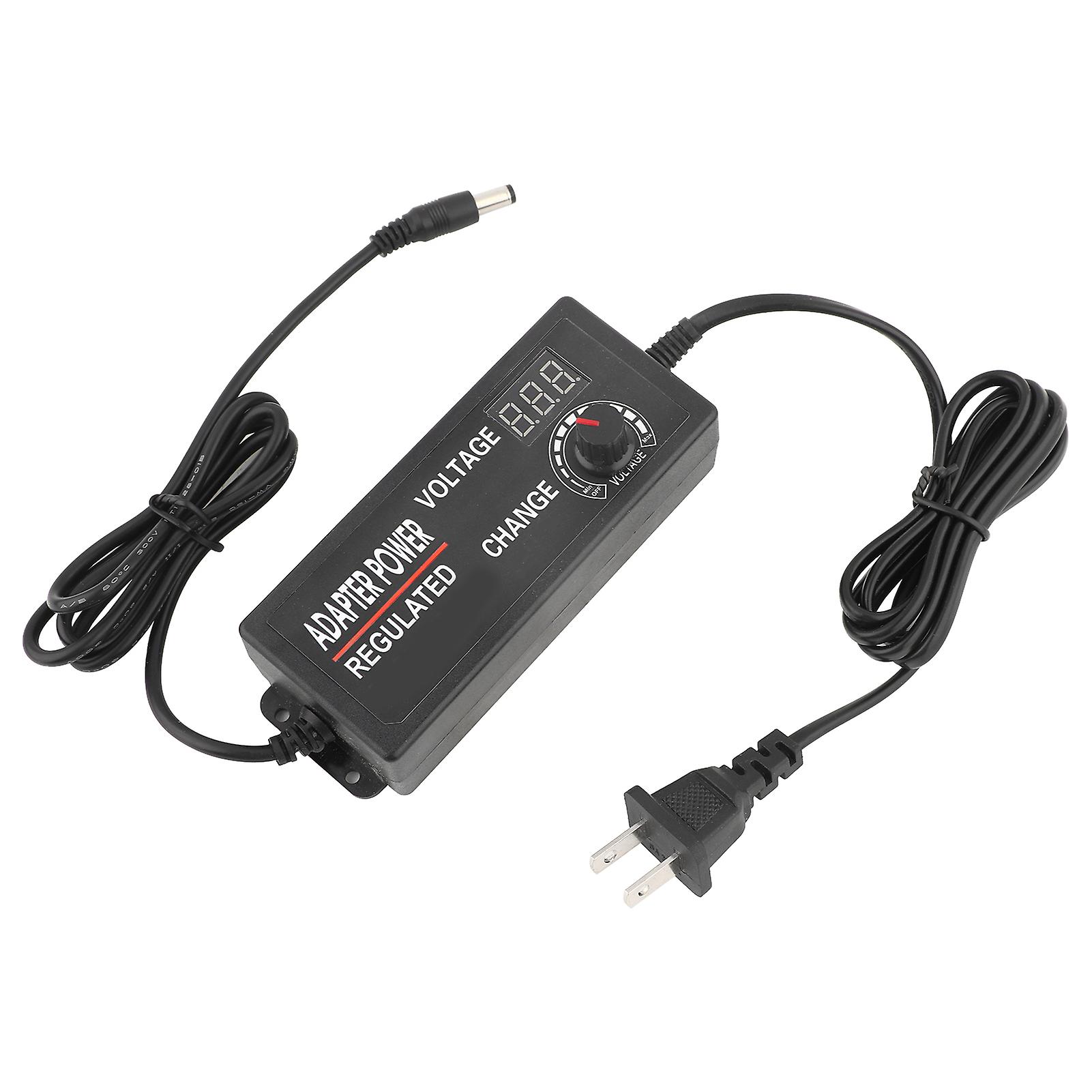Anti-interference 3-12V 5A Adjustable AC/DC Power Adapter