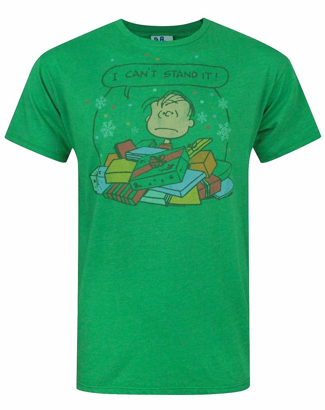Junk Food Clothing 男士短袖 T 恤 绿色 Charlie Brown