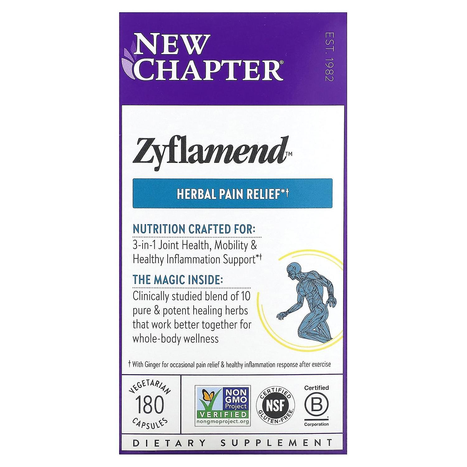 New Chapter, Zyflamend, 180 Vegetarian Capsules