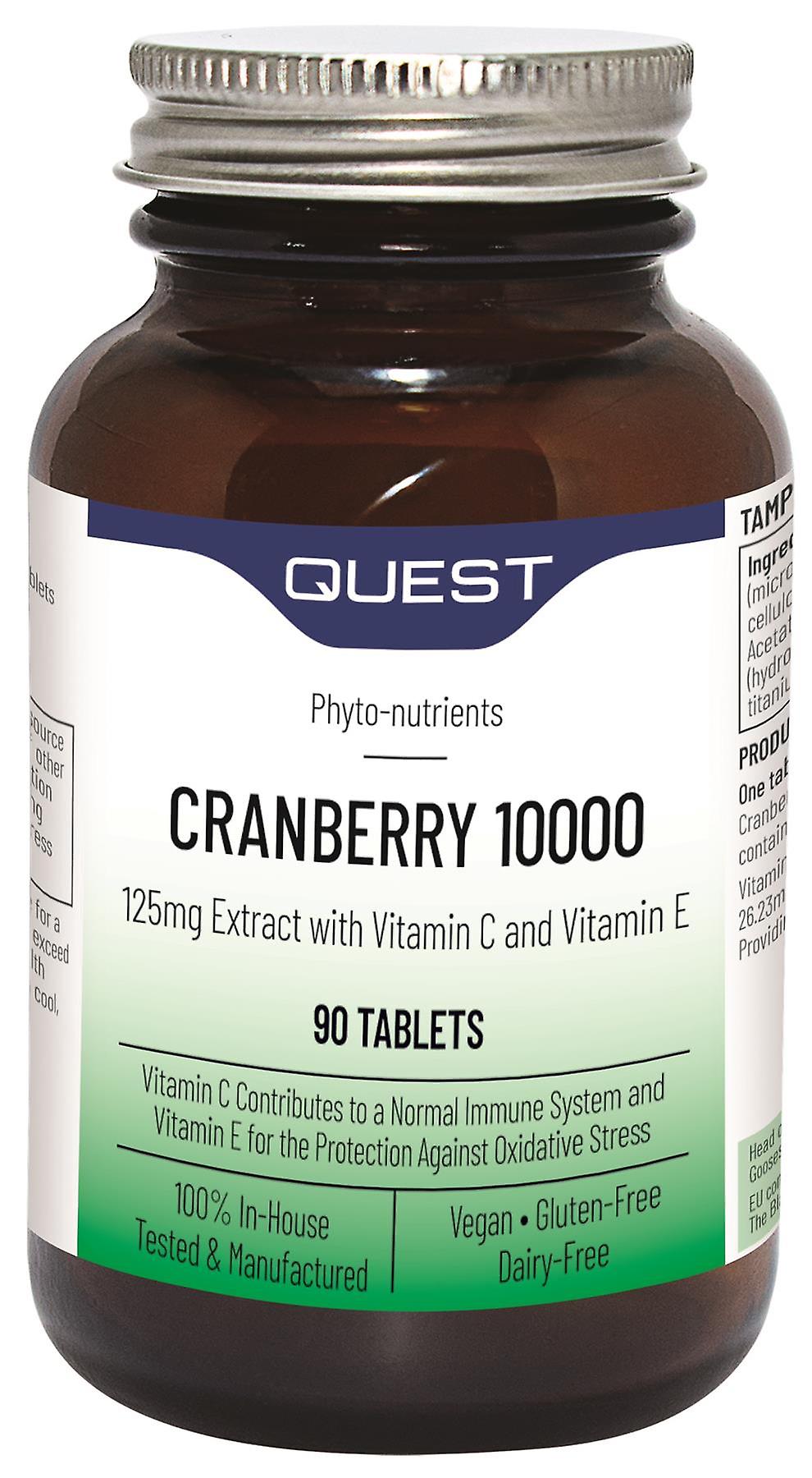 Quest Cranberry 10000 - 90 Tablets