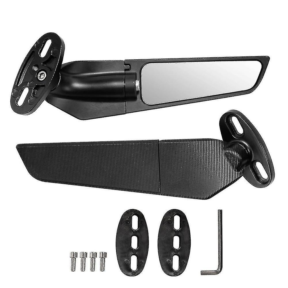 Modified motorcycle rearview mirror wind wing adjustable rotating rearview mirror suitable for Ninja