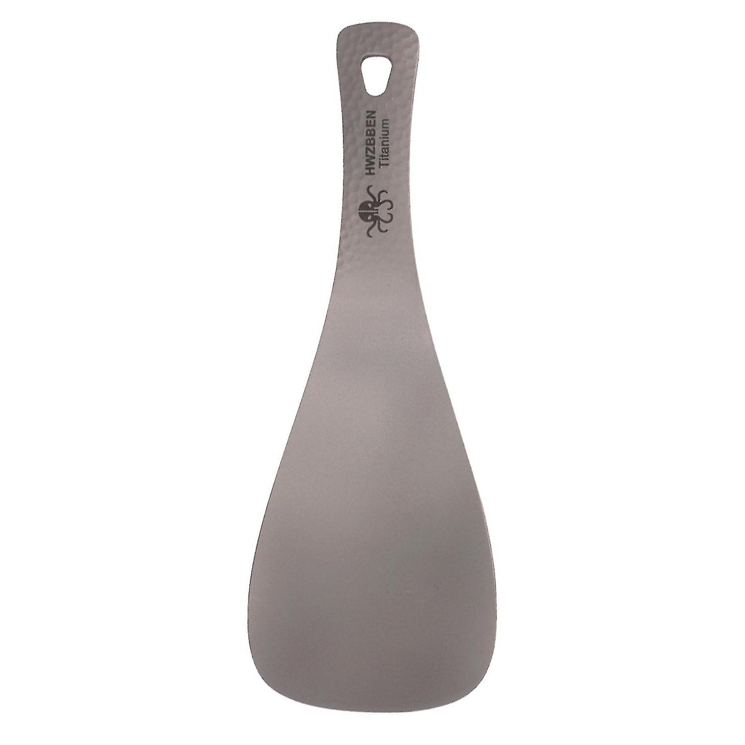 Lightweight Titanium Rice Spoon Paddle for Home Outdoor Camping Hiking Picnic