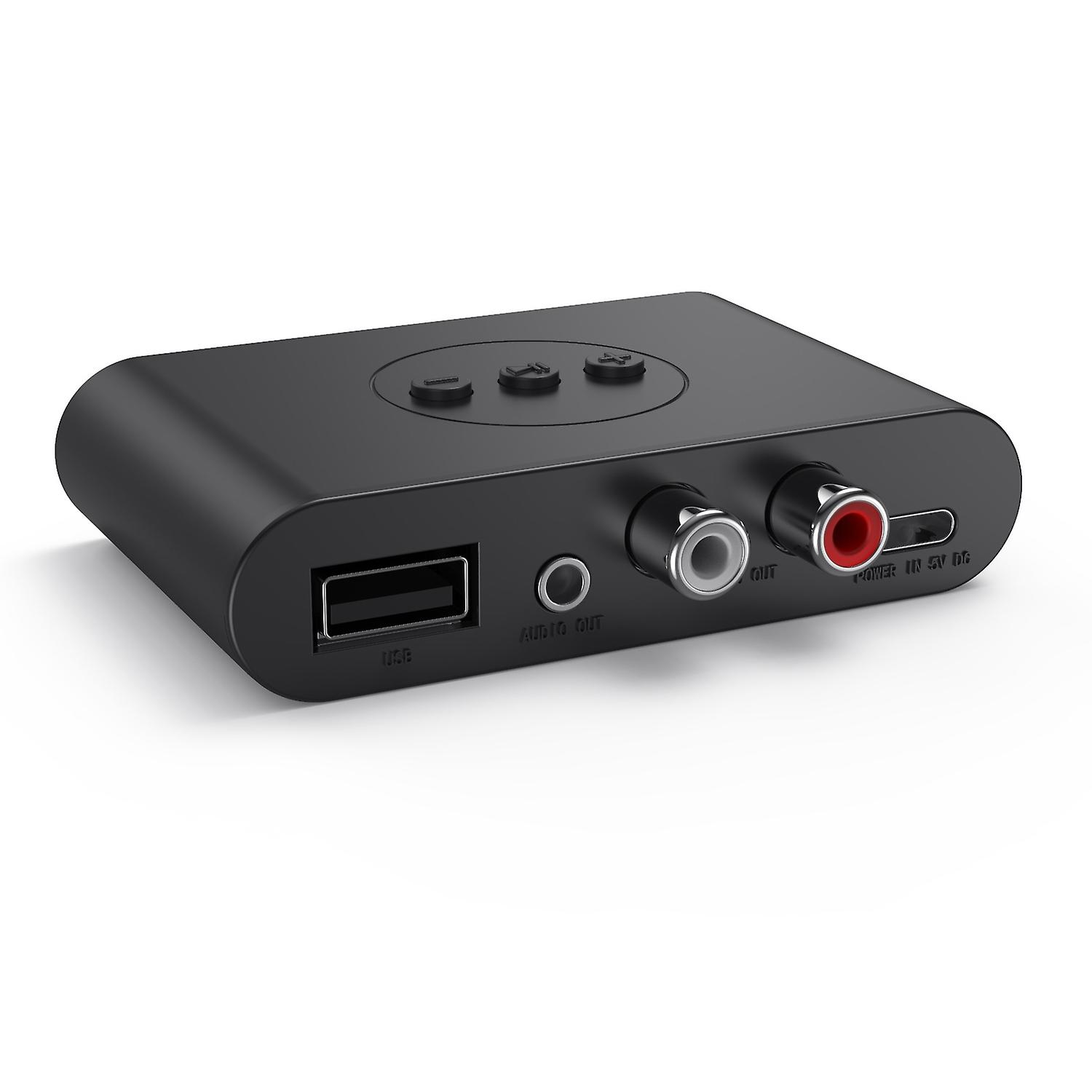 B21 Bluetooth 5.0 Audio Receiver Support AUX RCA Output